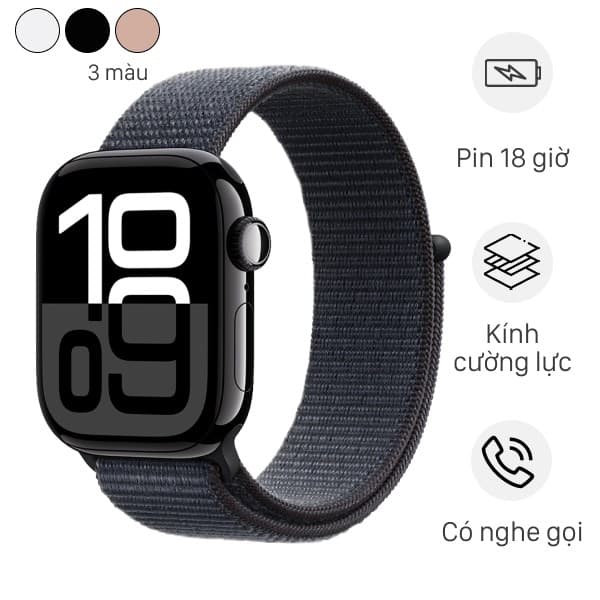 Apple Watch Series 10 42mm viền nhôm dây vải