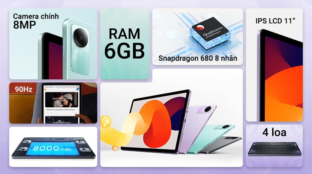 Ảnh Máy tính bảng Xiaomi Redmi Pad SE WiFi 6GB/128GB