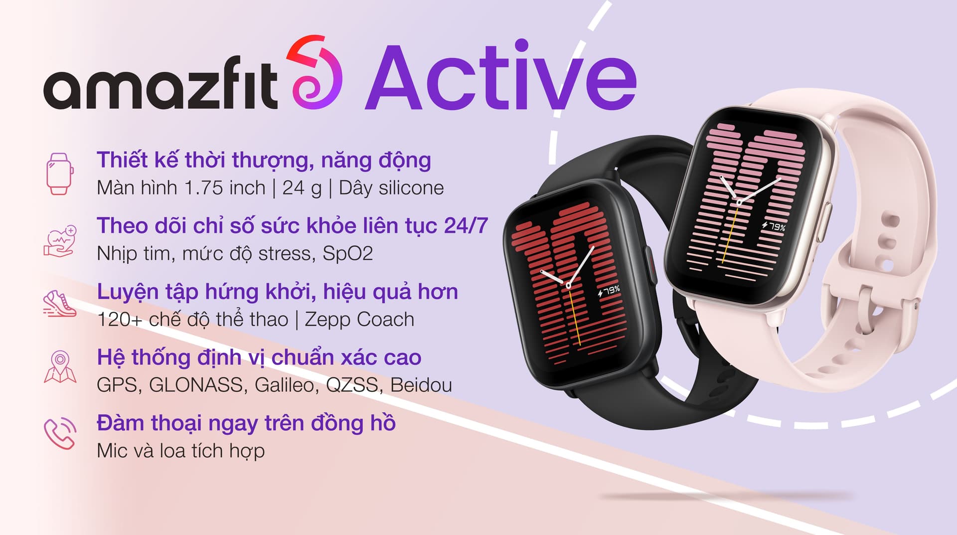 Ảnh Đồng hồ thông minh Amazfit Active 42.3mm