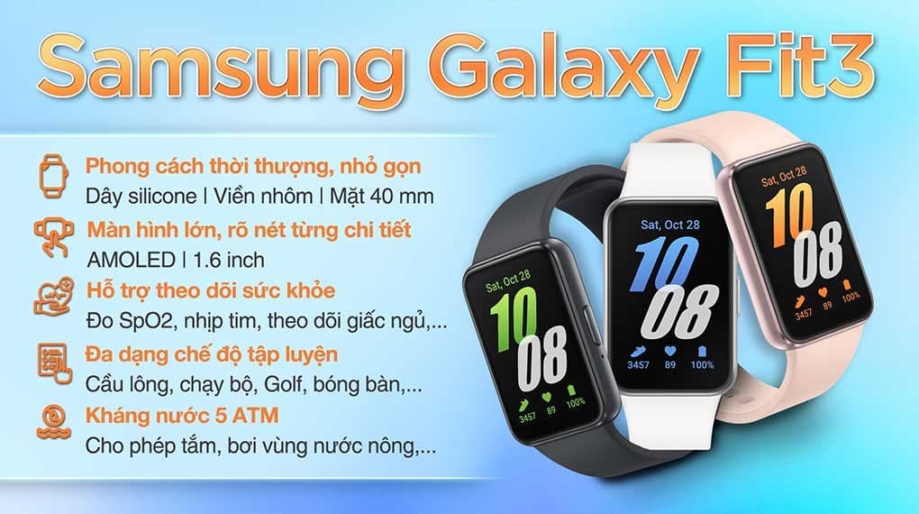 Ảnh Vòng tay thông minh Samsung Galaxy Fit3
