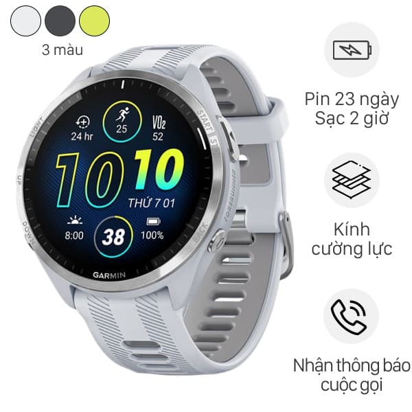 Đồng hồ thông minh Garmin Forerunner 965 47.2mm Điện tử, Viễn thông