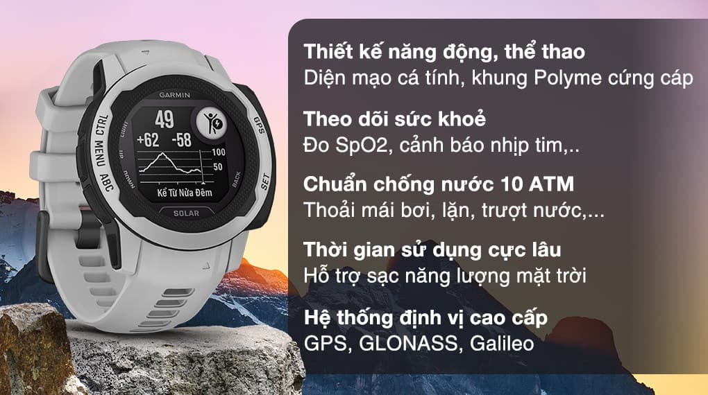 Ảnh Đồng hồ thông minh Garmin Instinct 2S Solar 40mm