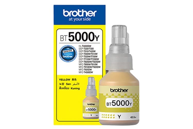Ảnh Mực in phun Brother BT5000Y Vàng/(dành cho Brother T310/T520W/T720DW/T220/T510W/T710W)