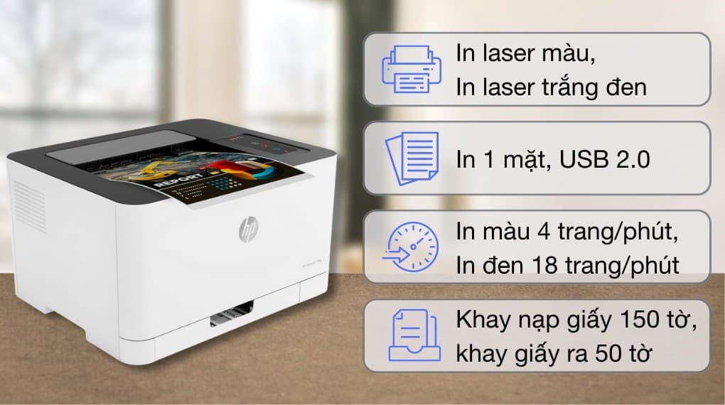 Ảnh Máy in laser màu HP 150a (4ZB94A)