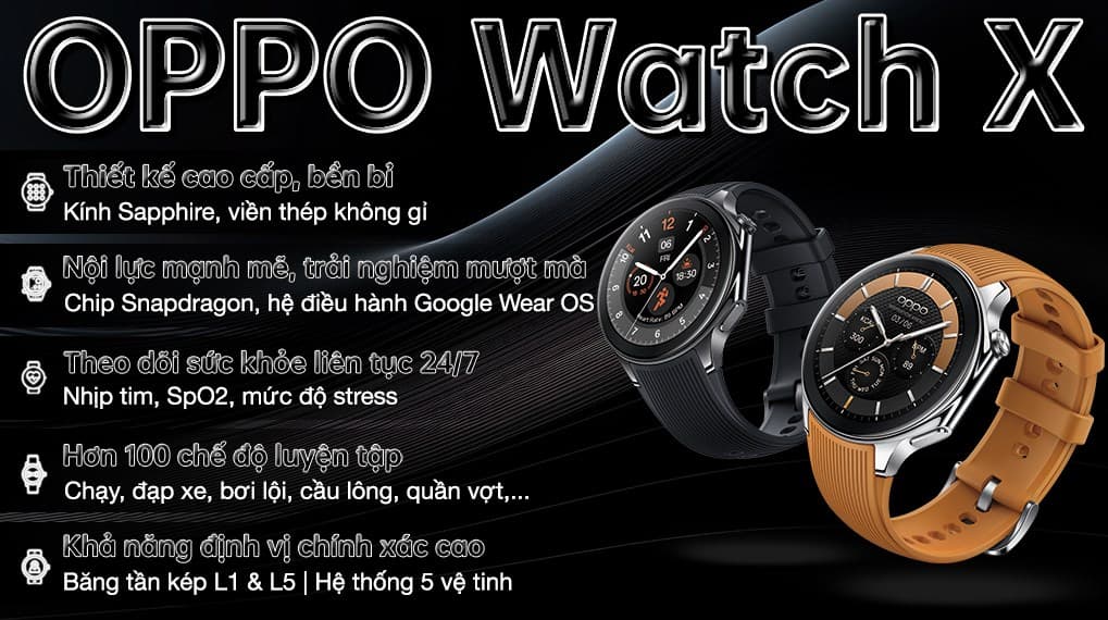 Ảnh Đồng hồ thông minh Oppo Watch X 47mm