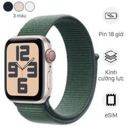 Đồng hồ thông minh Apple Watch SE 2 GPS + Cellular 40mm viền nhôm dây vải