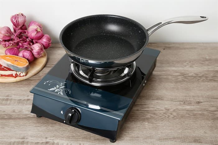 Ảnh Chảo inox chống dính vân đá đáy từ 26 cm Fivestar FSC26MB