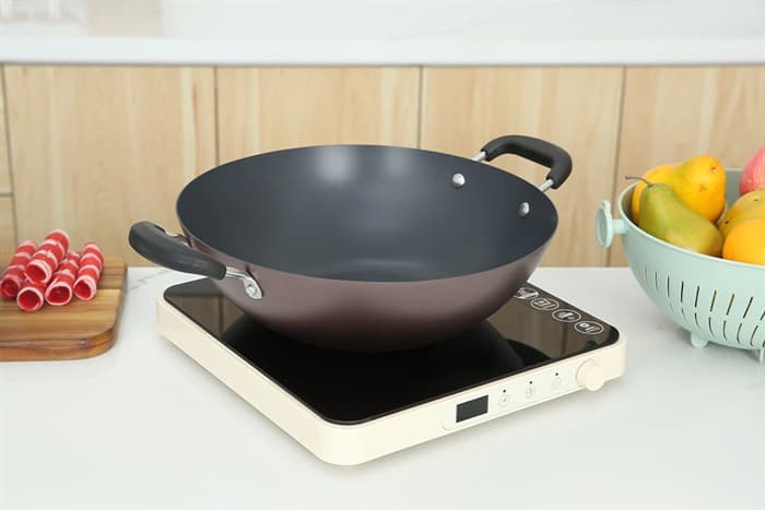 Ảnh Chảo thép sâu chống dính 32 cm Green Cook GCW03-32IH