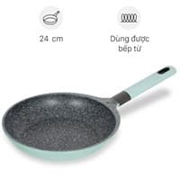 Chảo nhôm chống dính vân đá đáy từ 24 cm Carez FPC581DI24SN Đồ gia dụng