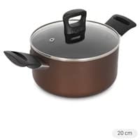 Nồi nhôm chống dính nắp kính 20 cm Tefal Day By Day G1434406