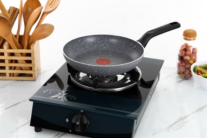 Ảnh Chảo nhôm chống dính vân đá 24 cm Tefal Natura B2260495