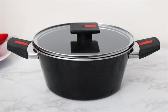 Ảnh Nồi nhôm nắp kính 20 cm Kims Cook NAB520