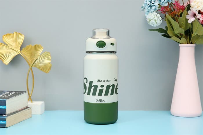 Ảnh Bình giữ nhiệt Inox 500 ml Delites XB-23136 xanh lá