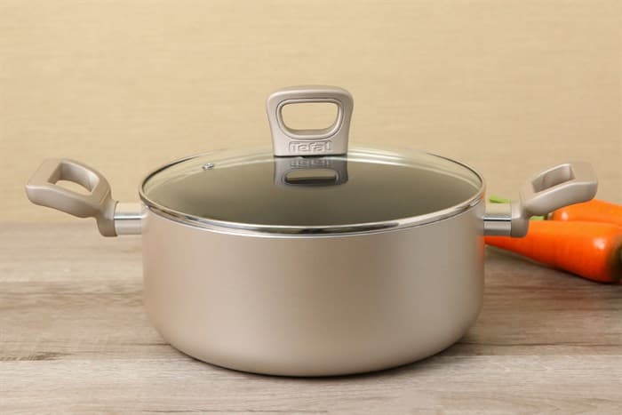 Ảnh Nồi nhôm chống dính nắp kính 24 cm Tefal H9104614