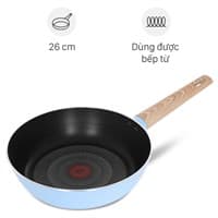 Chảo nhôm sâu chống dính đáy từ 26 cm Elmich Nature EL-5947MG26
