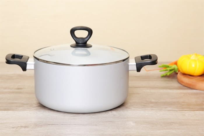Ảnh Nồi nhôm oxy hóa mềm nắp kính 24 cm Supor S30A24