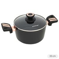 Nồi nhôm chống dính Ultra Titanium nắp kính 20 cm Sunhouse ST2210B-20