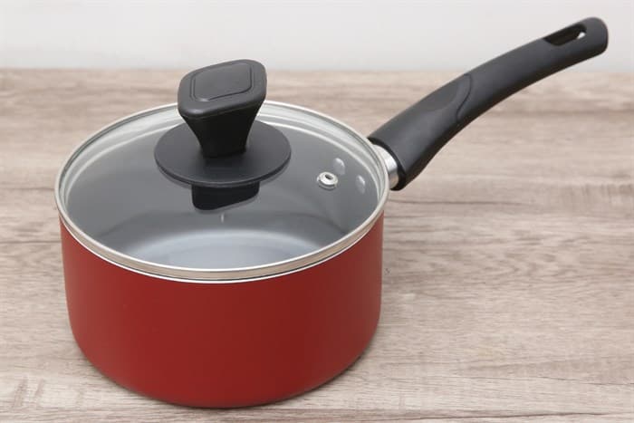 Ảnh Quánh nhôm chống dính nắp kính 16 cm Delites QCDE004-16