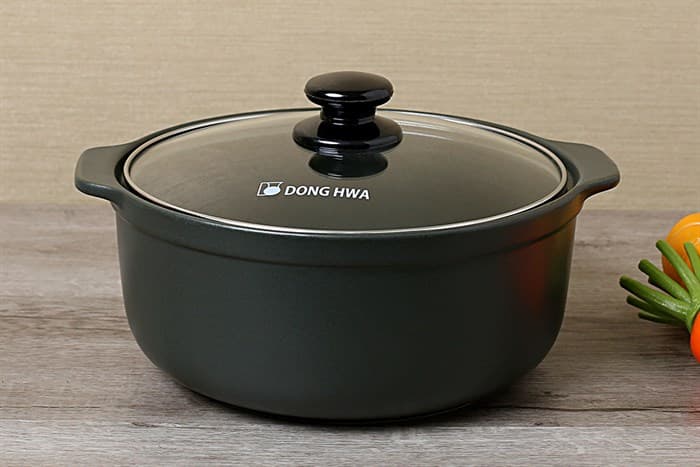 Ảnh Nồi đất nắp kính 19 cm Dong hwa Tucbeghi G-704H