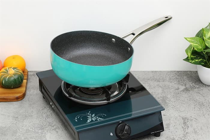 Ảnh Chảo nhôm sâu chống dính vân đá đáy từ 26 cm Elmich Hera EL-8242