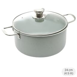 Nồi nhôm chống dính nắp kính 24 cm Delites NCDE008-24