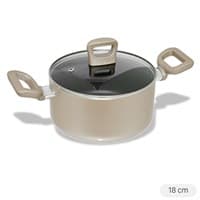 Nồi nhôm chống dính nắp kính 18 cm Tefal H9104314
