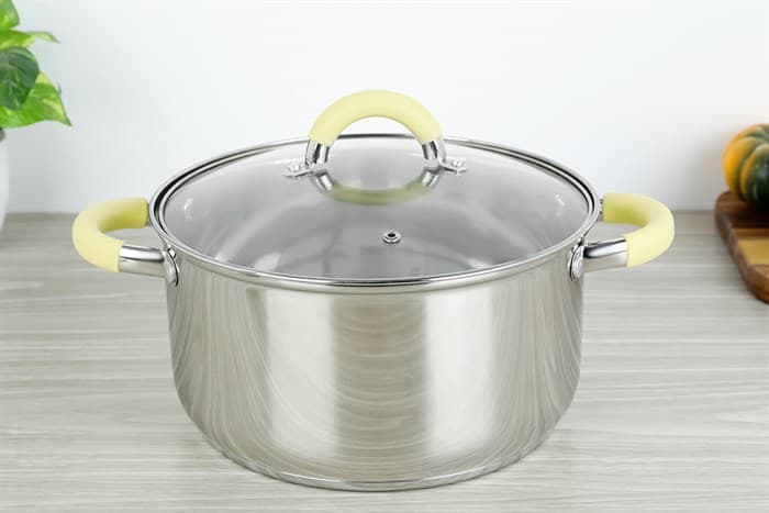 Ảnh Nồi inox 3 đáy nắp kính 24 cm Delites CW-S042-24A