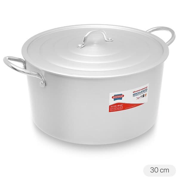 Nồi nhôm anod 30 cm Sunhouse SHG2730SA
