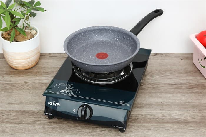 Ảnh Chảo nhôm chống dính vân đá đáy từ 24 cm Tefal Cook Healthy G1340495