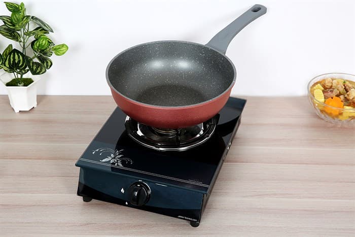 Ảnh Chảo nhôm sâu chống dính vân đá đáy từ 28 cm Sunhouse SBDS28MP
