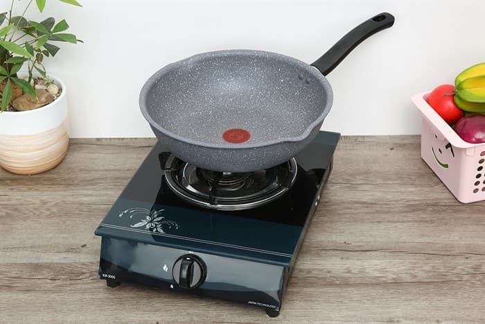 Ảnh Chảo nhôm sâu chống dính vân đá đáy từ 28 cm Tefal Cook Healthy G1348695