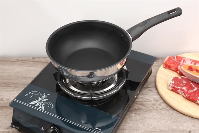 Ảnh Chảo inox sâu chống dính đáy từ 22 cm Fivestar C22-IN