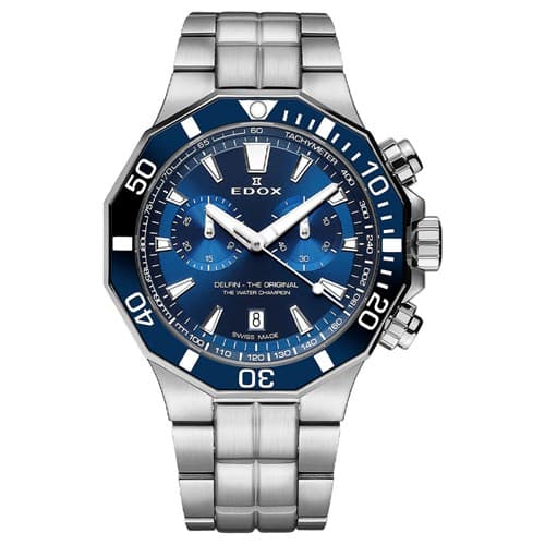 Ảnh Đồng hồ Edox Delfin 43 mm Nam 10112-3BUM-BUIN