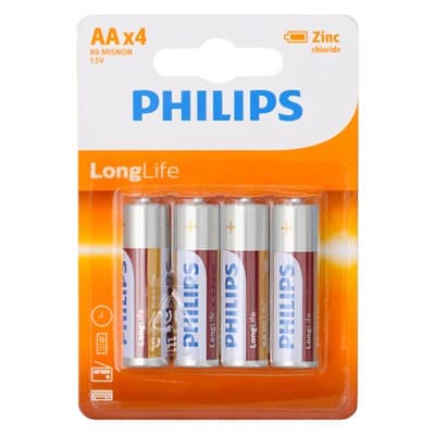 Pin AA 4 viên Zinc Carbon Philips R6L4B Sản phẩm khác