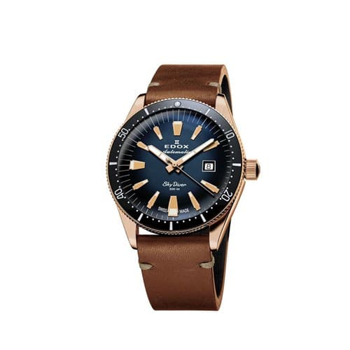Ảnh Đồng hồ Edox Skydiver 42 mm Nam 80126-BRN-BUIDR