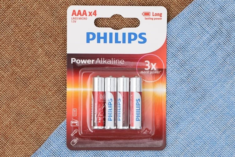 Ảnh Pin AAA 4 viên Alkaline Philips LR03P4B