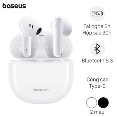 Tai nghe Bluetooth True Wireless Baseus Bowie E13 Phụ kiện