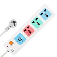 Ổ cắm điện Comet 3 lỗ 2 USB 3m CES5303