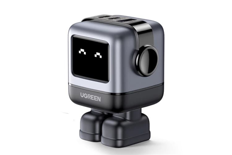 Ảnh Adapter Sạc 3 cổng USB Type C PD QC3.0 GaN 65W Ugreen Robot Nexode 15570