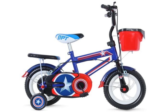 Ảnh Xe Đạp Trẻ Em Đại Phát Tài Đội Trưởng Mỹ 12 inch