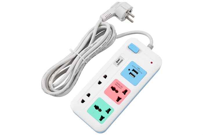 Ảnh Ổ cắm điện Comet 4 lỗ 2 USB 3m CES4223