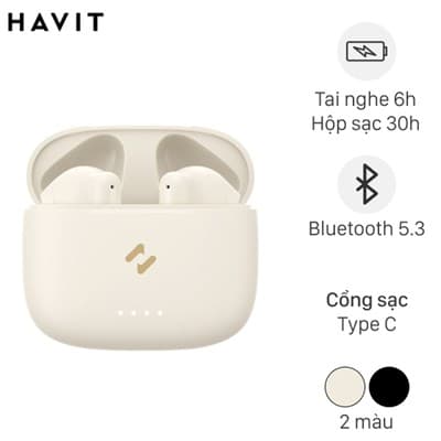 Tai nghe Bluetooth True Wireless Havit TW947 Phụ kiện