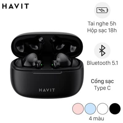 Tai nghe Bluetooth True Wireless HAVIT TW967 Phụ kiện
