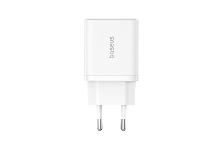 Ảnh Adapter Sạc 2 cổng Type C PD QC 3.0 20W Baseus Cube CCXFK20UE