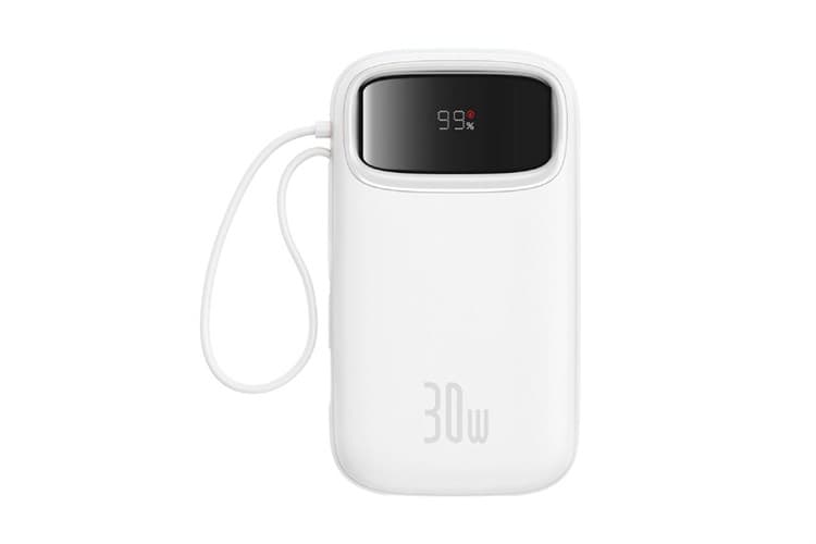 Ảnh Pin sạc dự phòng Polymer 20000mAh Type C PD 30W Baseus Qpow 2 PPQD4-20C kèm Cáp Type C
