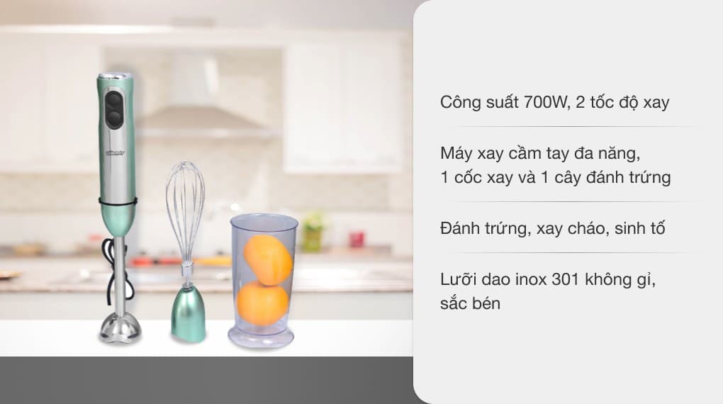 Ảnh Máy xay cầm tay Hommy HB818BC