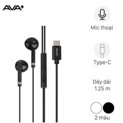 Tai nghe Có Dây Type C AVA+ DS815-WB