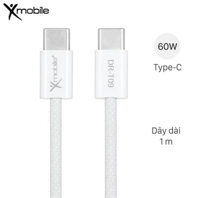 Cáp Type C - Type C 1m Xmobile DR-T09