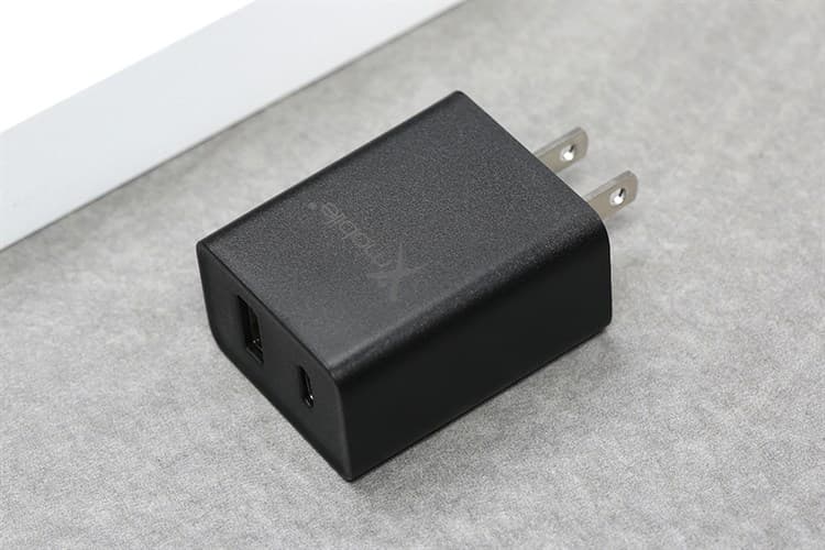Ảnh Adapter Sạc 2 cổng USB Type C 15W Xmobile MFK3A