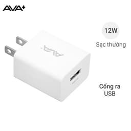Adapter sạc USB 12W AVA+ ASUC01